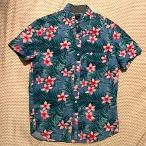 J Crew Party Shirt (Hawaiian Print, Short Sleeve)